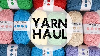 Yarn Haul  Paintbox Yarns  Croby Patterns [upl. by Sucram]