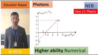 NEB Class 12 Physics  Photons Higher Ability Numerical Educator Nepal  NS Sir [upl. by Nycila798]