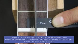 Step Gauge and GrooBar™ for Ukuleles [upl. by Anale]