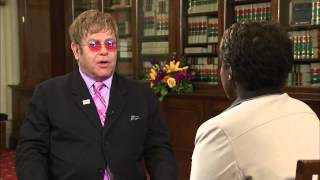 Elton John on AIDS Compassion is Part of the Cure [upl. by Gehman186]