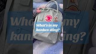 What’s in my mini kanken sling kanken beauty mint [upl. by Nylkcaj]