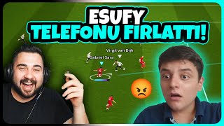 ESUFY KENDİ KENDİNİ KIŞKIRTTI😂 TELEFONU FIRLATTI GSARA HARİKA GOL eFootball Mobile 2025 [upl. by Gati]