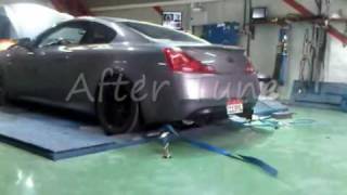 G37 Dyno Before amp After UpRev Tunewmv [upl. by Trebeh985]