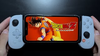 Dragon Ball Z Kakarot PS Remote Play Backbone One Gameplay [upl. by Drus]