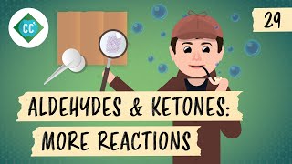 Aldehyde and Ketone Reactions  Hydrates Acetals amp Imines Crash Course Organic Chemistry 29 [upl. by Atener]