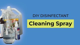 DIY DISINFECTANT CLEANING SPRAY [upl. by Anitsirk]