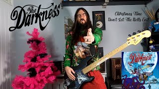 THE DARKNESS  Christmas Time Dont Let The Bells End BASS COVER [upl. by Jecoa510]