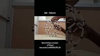 How to make a Fullerene Model  chemistry project carbon tamil [upl. by Ketchum]