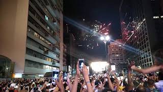 Réveillon Avenida Paulista 2020 fogos 💥💥💥 [upl. by Ariaj]