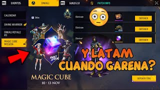 CUBO MÁGICO GRATIS con TIENDA ACTUALIZADA RECLAMANDO SKIN de INCUBADORAS en la REGIÓN PRIVADA FF [upl. by Ecnadnac880]