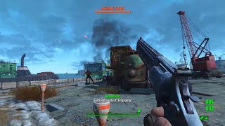 Good way to deal with Assaultron Fallout 4 [upl. by Aicsila]