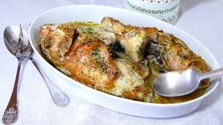 🐡 CABRACHO 🐡 al Horno con PATATAS 🥔 y Ajetes ı Receta Fácil [upl. by Alger237]