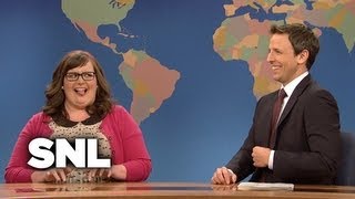 Weekend Update Kourtney Barnes on the 2012 Presidential Elections  SNL [upl. by Okeim278]