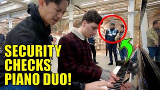 When Security Guards Saw Us Play the St Pancras Public Piano  Cole Lam [upl. by Seek]