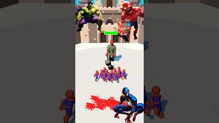 OMG 😯😯 HULK POWER VS SPIDER MAN 💪🥂 SUPER HERO 💪 GAMEPLAY FIGHT VIDEO shorts funnyvideo [upl. by Millian340]