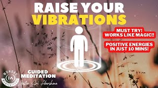 Raise Your Vibrational Frequency in 10 Minutes  Guided Meditation INSTANT RESULTS [upl. by Nosylla]