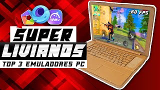 💥 top 3 ✅ MEJORES EMULADORES de Android para PC de BAJOS RECURSOS 2023 💥 free fire y cod 🎮 [upl. by Natanoy]