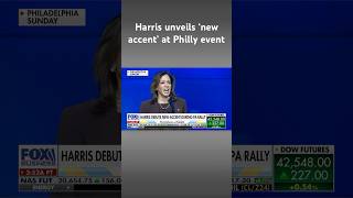 Harris mocked for unveiling a pastorlike accent at Philadelphia event shorts [upl. by Yblehs218]