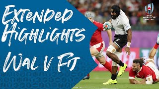 Extended Highlights Wales 2917 Fiji  Rugby World Cup 2019 [upl. by Swarts112]