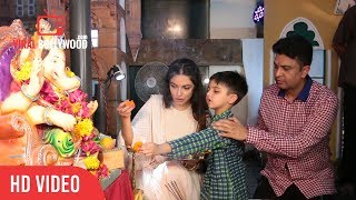 Bhushan Kumar With Wife Divya Khosla Kumar At Ganesh Aarti  Tseries [upl. by Torr]