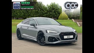 Audi RS5 29 TFSI V6 Carbon Black Sportback Quattro  Quirks Car Company [upl. by Pathe]