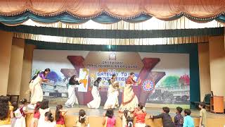 Teachers dance Performance Fun Feast and Festivity together – Essence of Onam Celebration [upl. by Elak503]