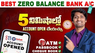 Zero Balance Kotak 811 Account Opening Online [upl. by Dnalevets358]