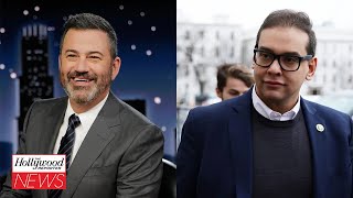 Jimmy Kimmel Slams quotPreposterousquot George Santos Lawsuit  THR News [upl. by Luis]