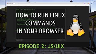 How to run Linux commands using your browser  JSUIX [upl. by Mae]