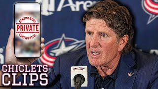 Mike Babcock Has Been GOING THROUGH PLAYERS PHONES [upl. by Ellertnom]