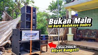 Ini Baru Ombro Badak  Serasa Banyak Sub 2 Box Planar 15 inch Hajatan Andre Audio [upl. by Inahs]