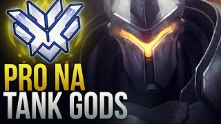 BEST NORTH AMERICAN TANK GODS  Overwatch Montage [upl. by Verada342]