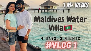 Maldives Tour Plan 4 Days 3 Nights at Water Villa Adaaran Club Rannalhi maldivestrip [upl. by Airuam465]