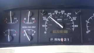 96 73 powerstroke speedometer jumping [upl. by Anecusa]