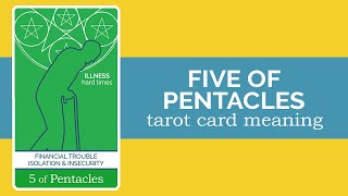 The Five of Pentacles Tarot Card [upl. by Ledoux329]