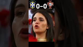 Portugal vs Brazil penalty shootout  World CUP 2026 imaginary youtube ronaldo football shorts [upl. by Enyawed]