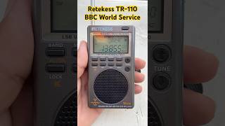 Retekess TR110 BBC world service  13855 KHz  Shortwave Radio shortwaveradio retekess [upl. by Yuri]