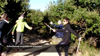 Apprendre la Marche nordique avec Aventure Humaine [upl. by Wakerly]