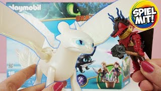 4X Playmobil DRAGONS 3 NEU  süße BABYDRACHEN amp weißer TAGSCHATTEN Drachenzähmen leicht gemacht 3 [upl. by Modla]