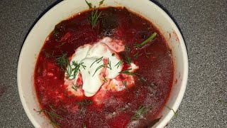 RUSSIAN BEEF BORSCHT Cooking Around the World AZ [upl. by Crispa]