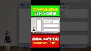 電子帳簿保存法 超分かりやすい解説 東証プライム上場経理部所属の公認会計士が解説 電子取引 電子帳簿保存法 公認会計士 税理士 shorts [upl. by Ecnerrot]