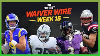 Week 15 Waiver Wire Add These Fantasy Players [upl. by Aisatana]