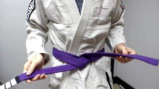 How to tie your BJJ belt [upl. by Kier101]