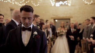 Kingscote Barn Wedding Video  Cotswolds UK  Jodie  Adam [upl. by Newell]