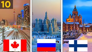 Top 10 Coldest🥶 Countries In The World In 2022 [upl. by Bink]