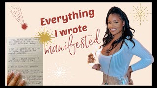 My Manifestation Journals  Scripting Success Story [upl. by Mal845]