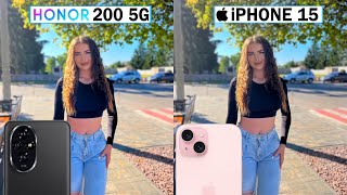 Honor 200 5G Vs iPhone 15 Camera Test Comparison [upl. by Selegna197]