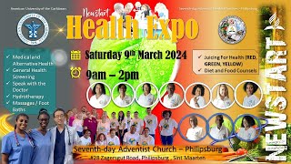 Sabbath Service and Health Expo  Live from PSDA Church St Maarten  MAR 9th 2024  at 900am [upl. by Eicyak292]