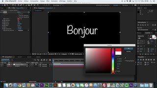 Texte manuscrit avec After Effects [upl. by Eniak710]