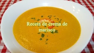 Cómo hacer crema de marisco receta fácil [upl. by Morganica]